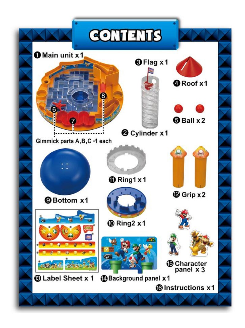 Super Mario Castel Land - Epoch Games Multicolore - Kiabi