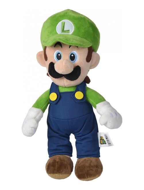 Super Mario Luigi Peluche 30cm - Kiabi