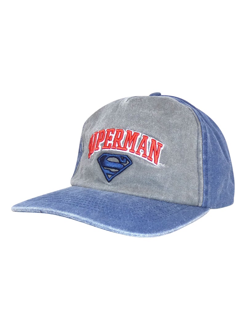Superman - Casquette de baseball Gris Bleu - Kiabi
