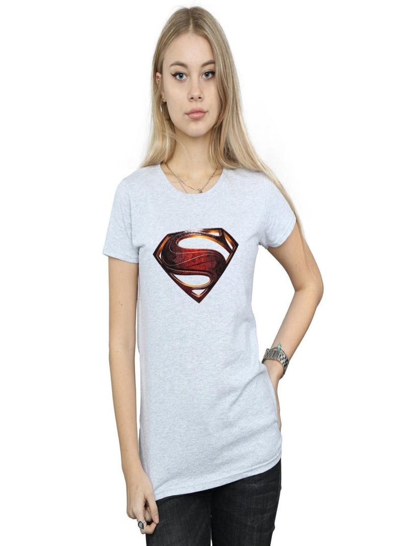 Superman - T-shirt Gris chiné - Kiabi