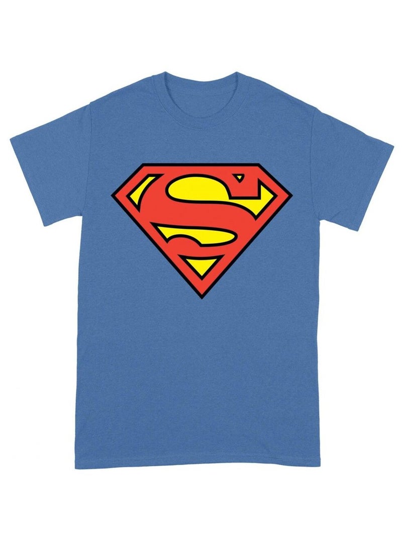 Superman - T-shirt motif logo Bleu roi - Kiabi