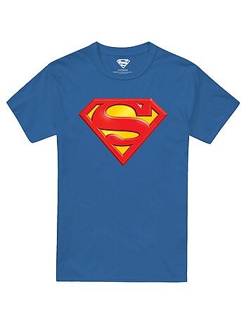 Superman - T-shirt motif logo en relief