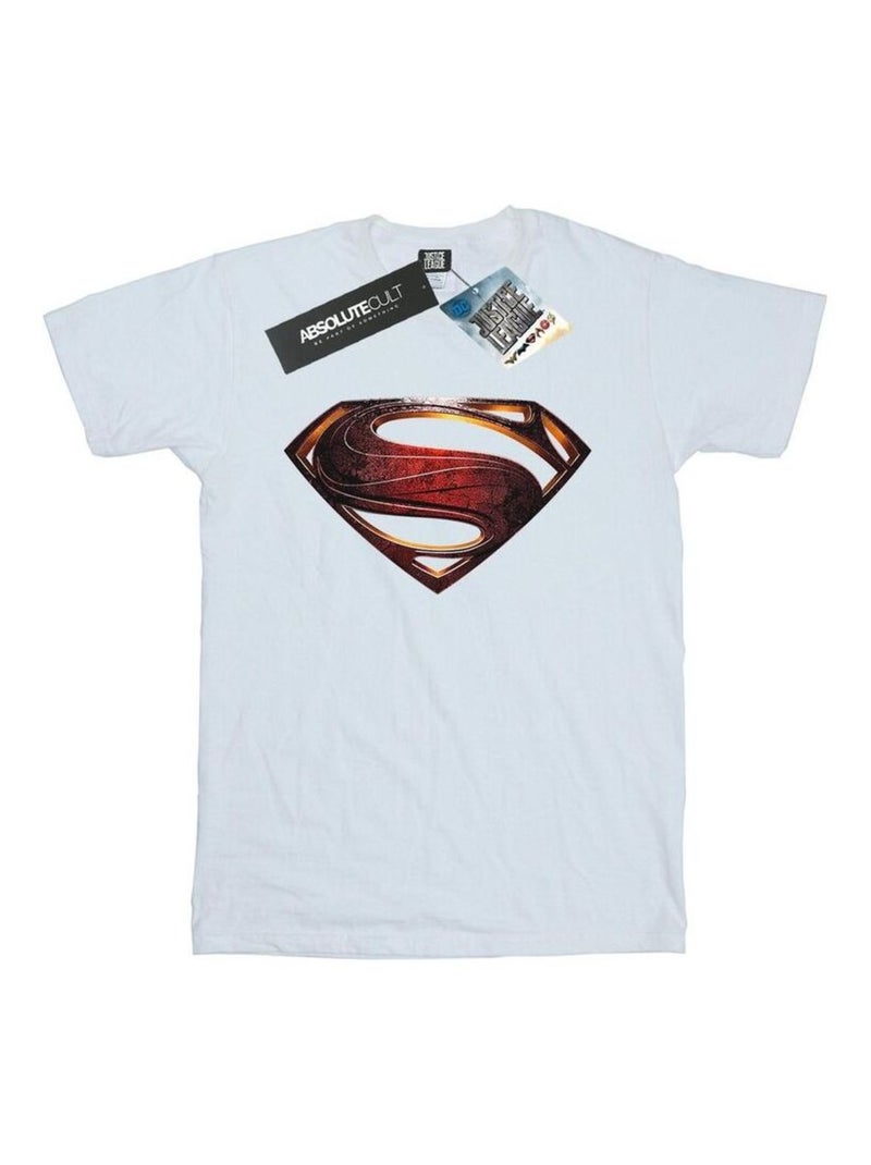 Superman - T-shirt motif/style logo Blanc - Kiabi