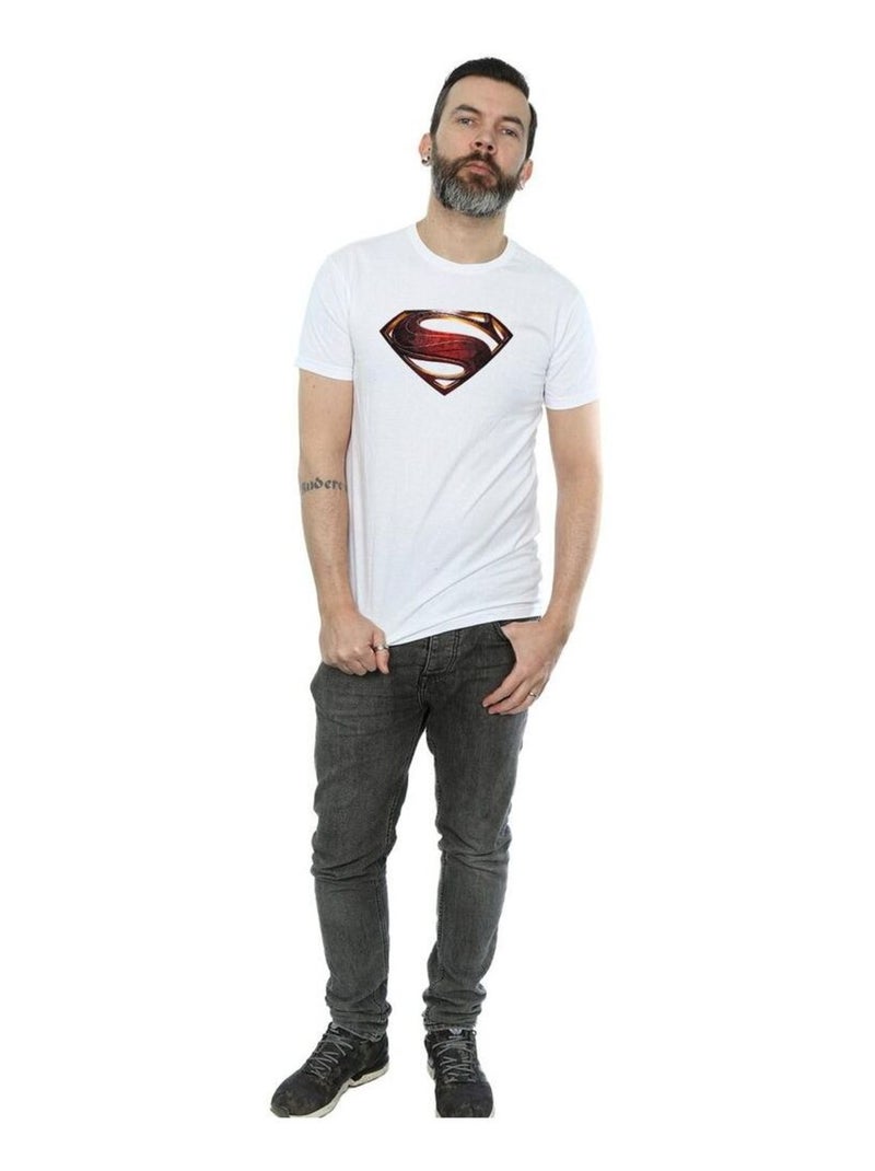 Superman - T-shirt motif/style logo Blanc - Kiabi