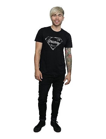 Superman - T-shirt motif/style marbré