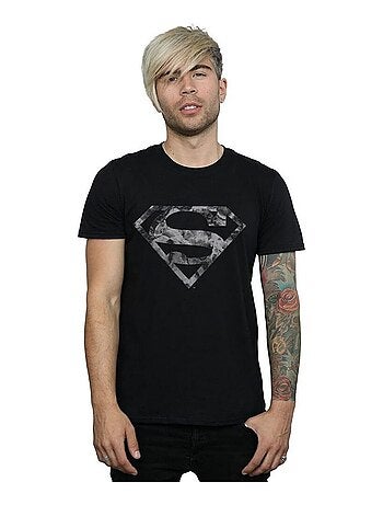 Superman - T-shirt motif/style marbré
