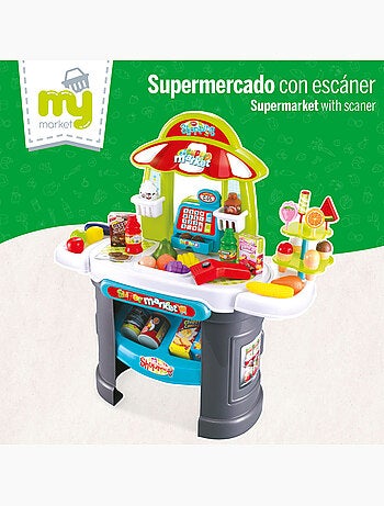Supermarché avec lumière, son et accessoires my home