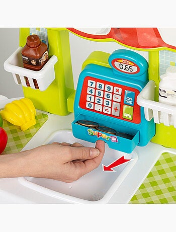 Supermarché avec lumière, son et accessoires my home