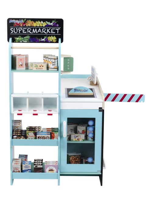 Supermarché en bois avec accessoires - Kiabi
