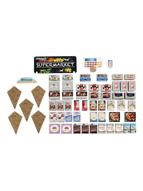 Supermarché en bois avec accessoires - Kiabi