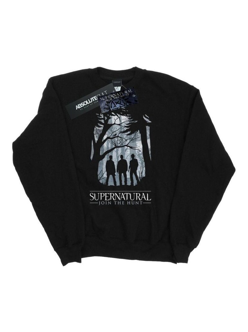 Supernatural - Sweat Noir - Kiabi
