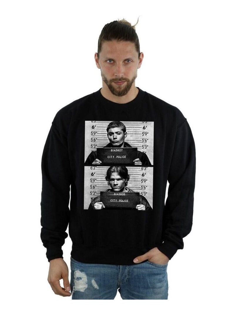 Supernatural - Sweat Noir - Kiabi