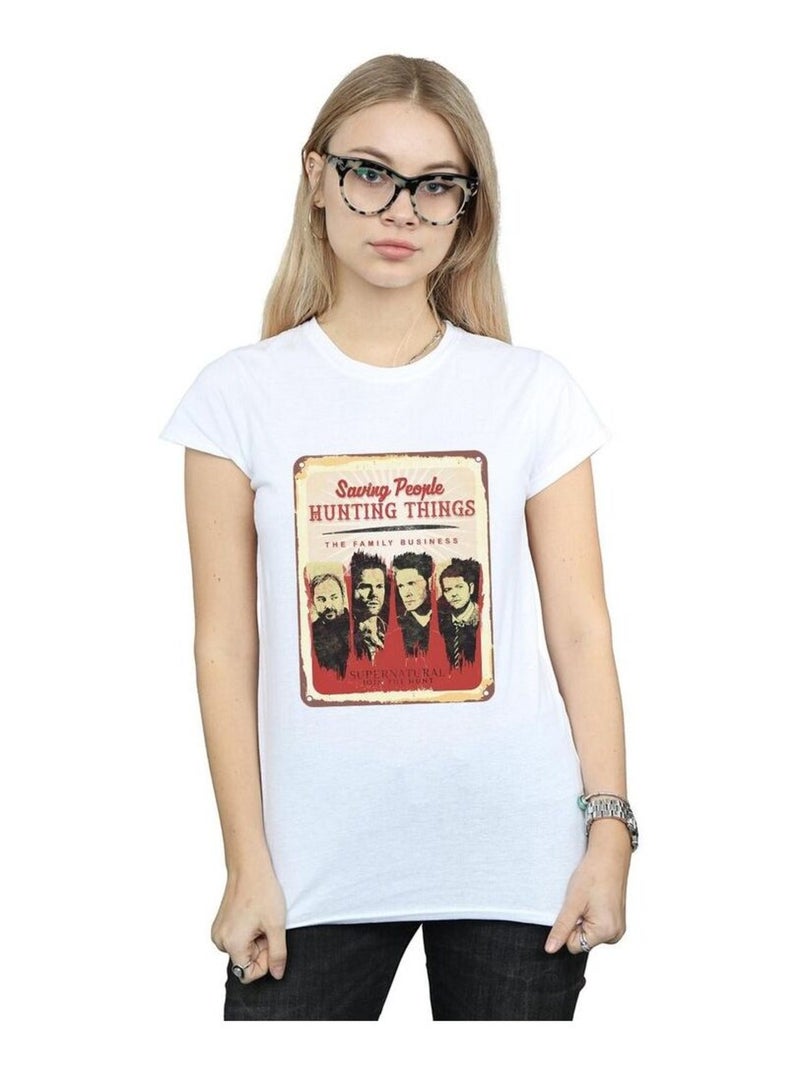 Supernatural - T-shirt Blanc - Kiabi