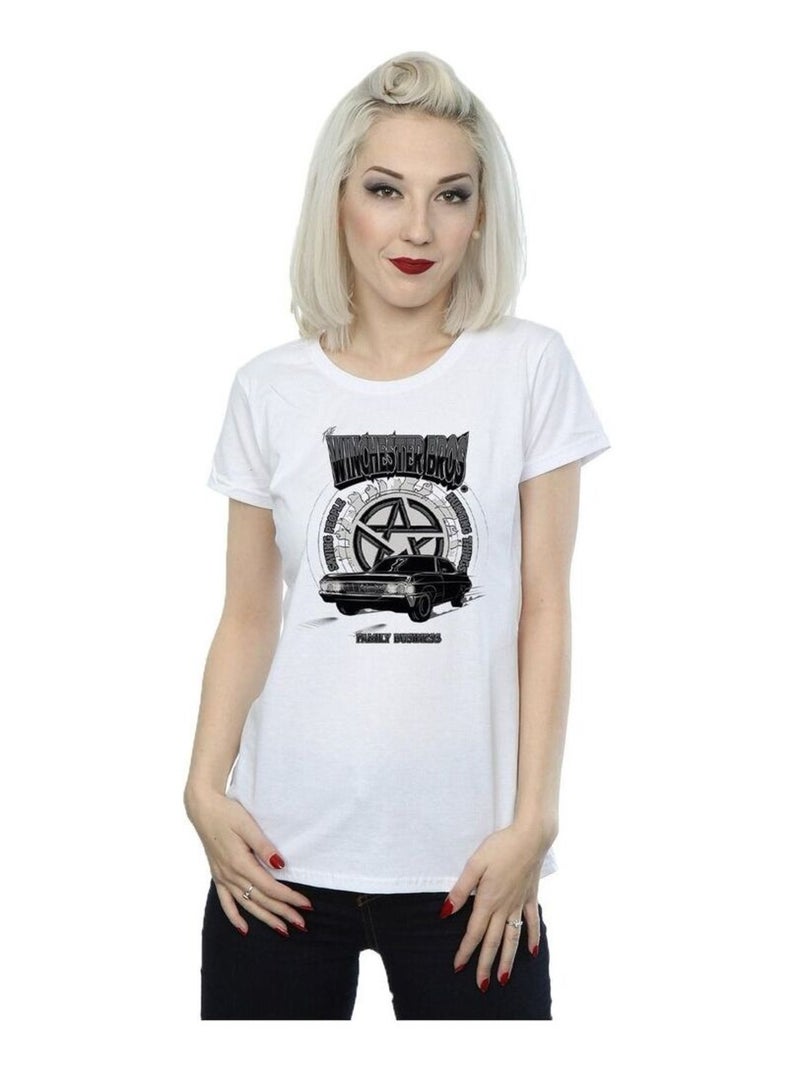 Supernatural - T-shirt Blanc - Kiabi