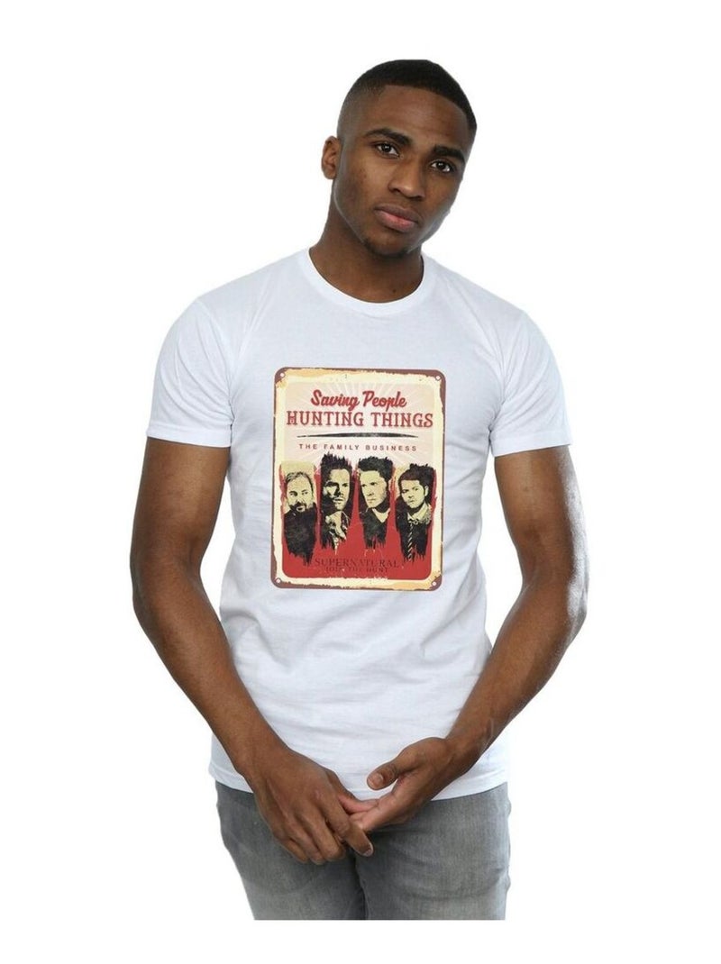 Supernatural - T-shirt Blanc - Kiabi