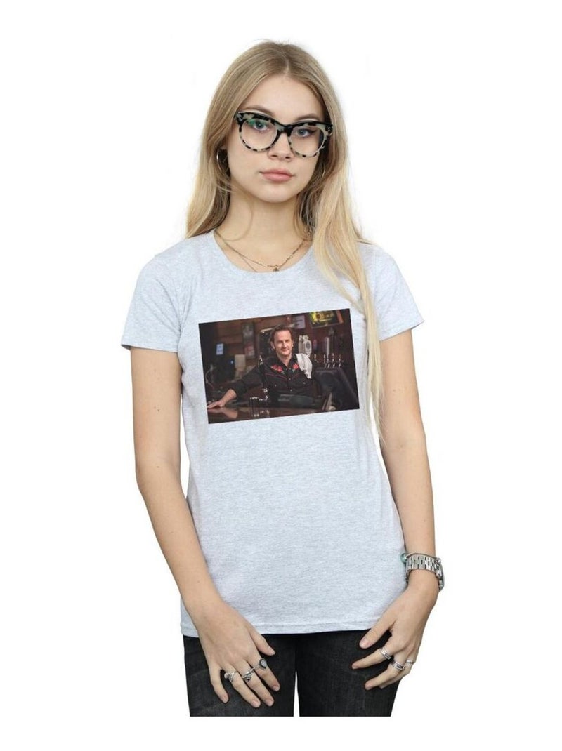 Supernatural - T-shirt GABRIEL'S BAR Gris chiné - Kiabi