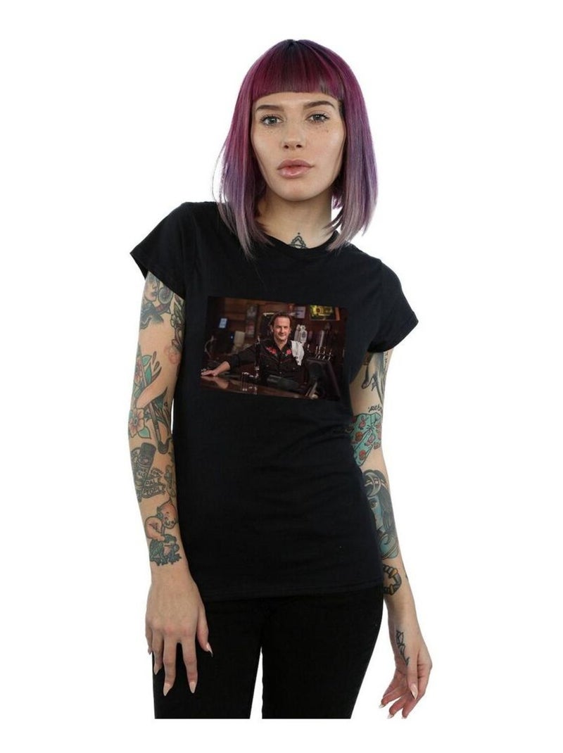 Supernatural - T-shirt GABRIEL'S BAR Noir - Kiabi