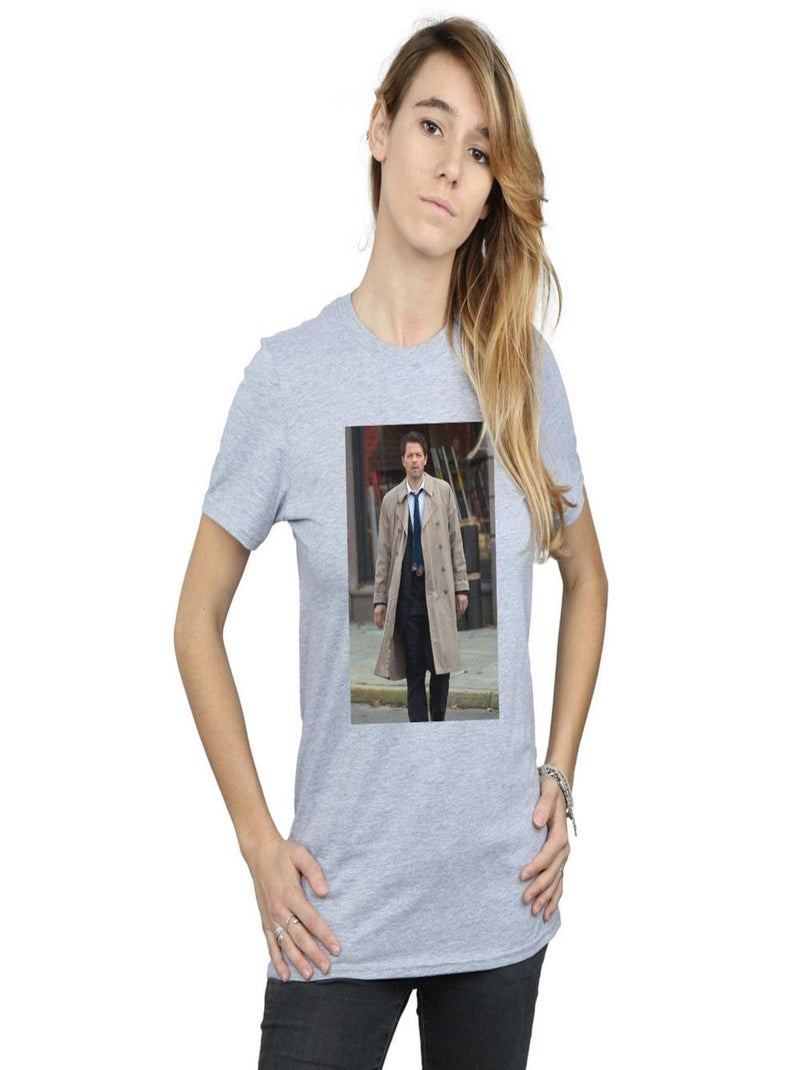 Supernatural - T-shirt Gris chiné - Kiabi