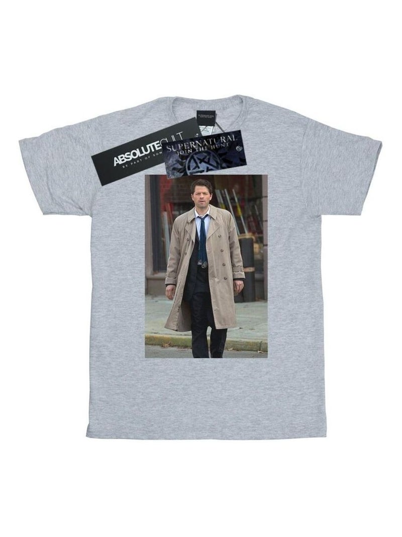 Supernatural - T-shirt Gris chiné - Kiabi