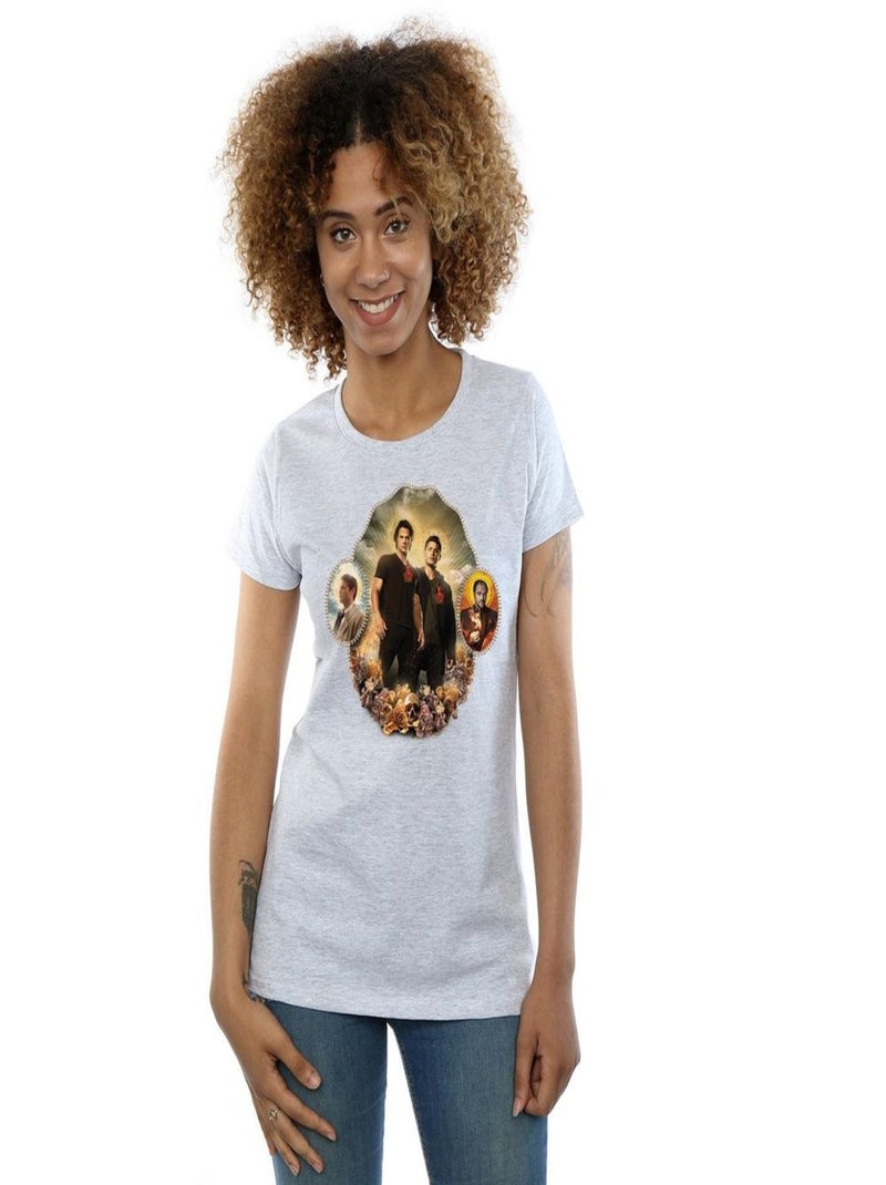 Supernatural - T-shirt Gris chiné - Kiabi