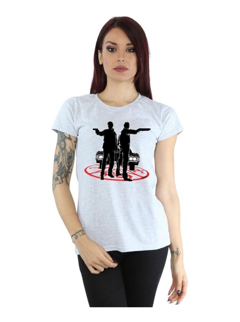 Supernatural - T-shirt Gris chiné - Kiabi