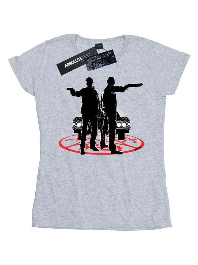 Supernatural - T-shirt Gris chiné - Kiabi