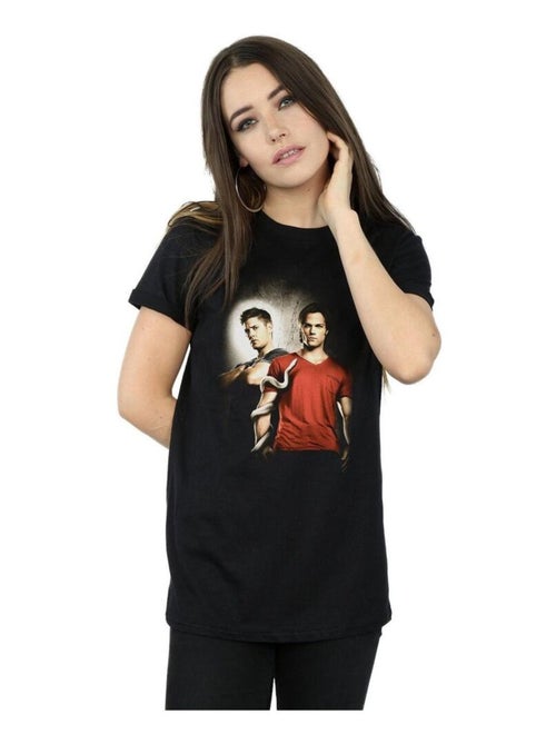 Supernatural - T-shirt HEAVEN AND HELL - Kiabi