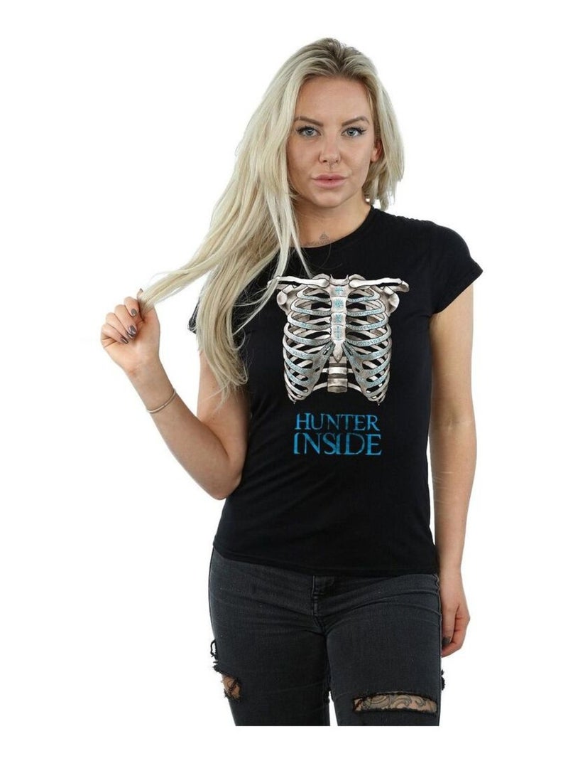 Supernatural - T-shirt HUNTER INSIDE Noir - Kiabi