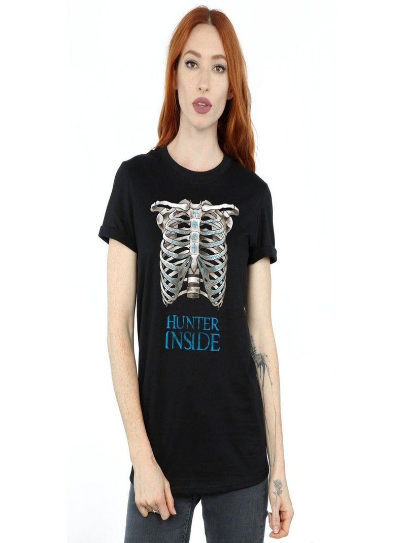 Supernatural - T-shirt HUNTER INSIDE Noir - Kiabi