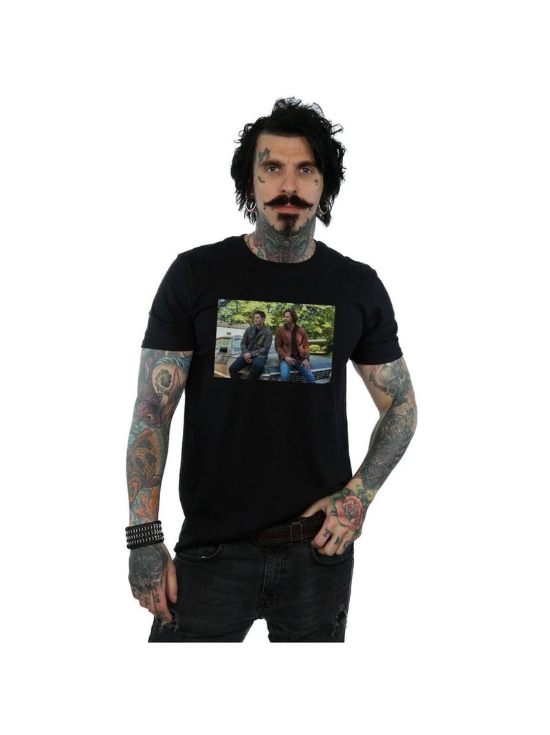 Supernatural - T-shirt IMPALA BROTHERS Noir - Kiabi
