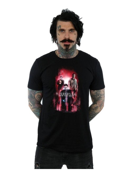 Supernatural - T-shirt motif Crowley motif/style groupe - Kiabi Supernatural - T-shirt motif Crowley motif/style groupe - Kiabi