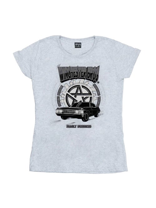 Supernatural - T-shirt motif John Winchester - Kiabi