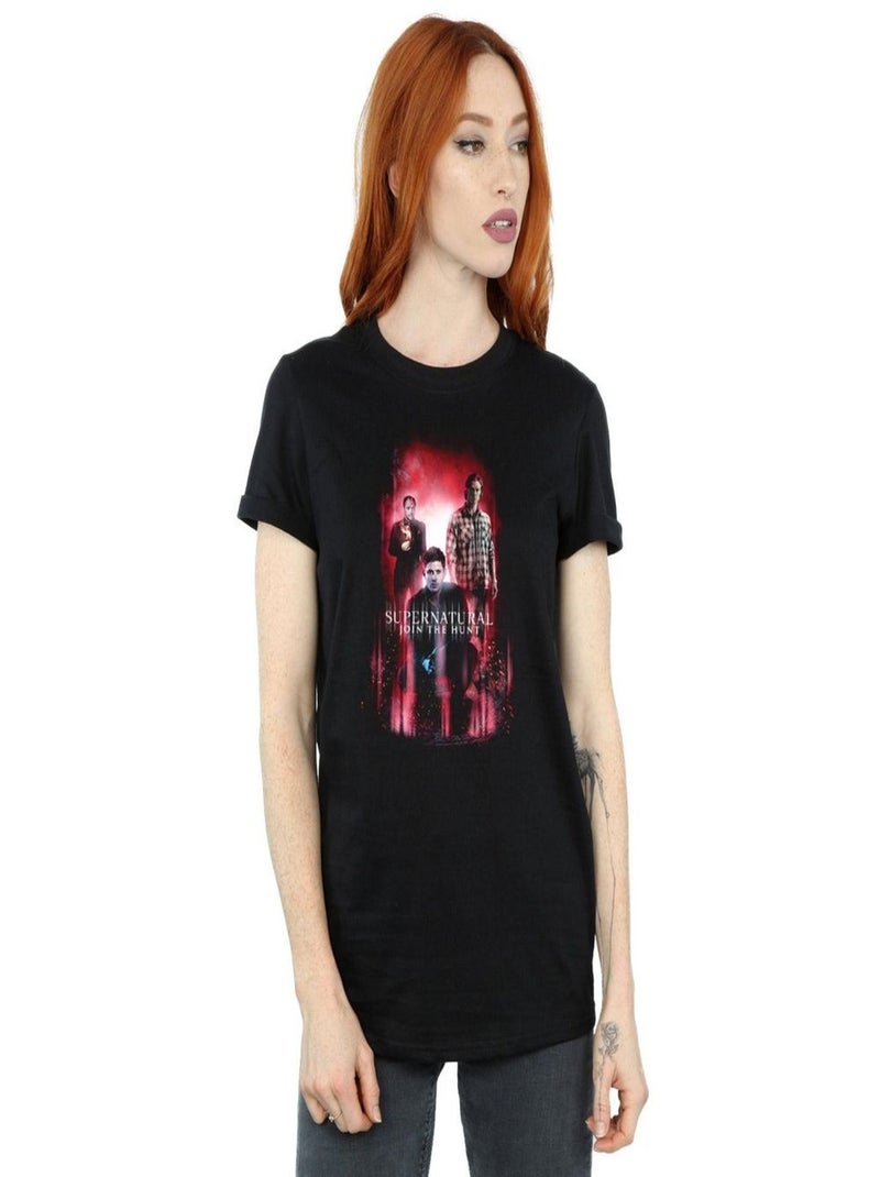 Supernatural - T-shirt Noir - Kiabi