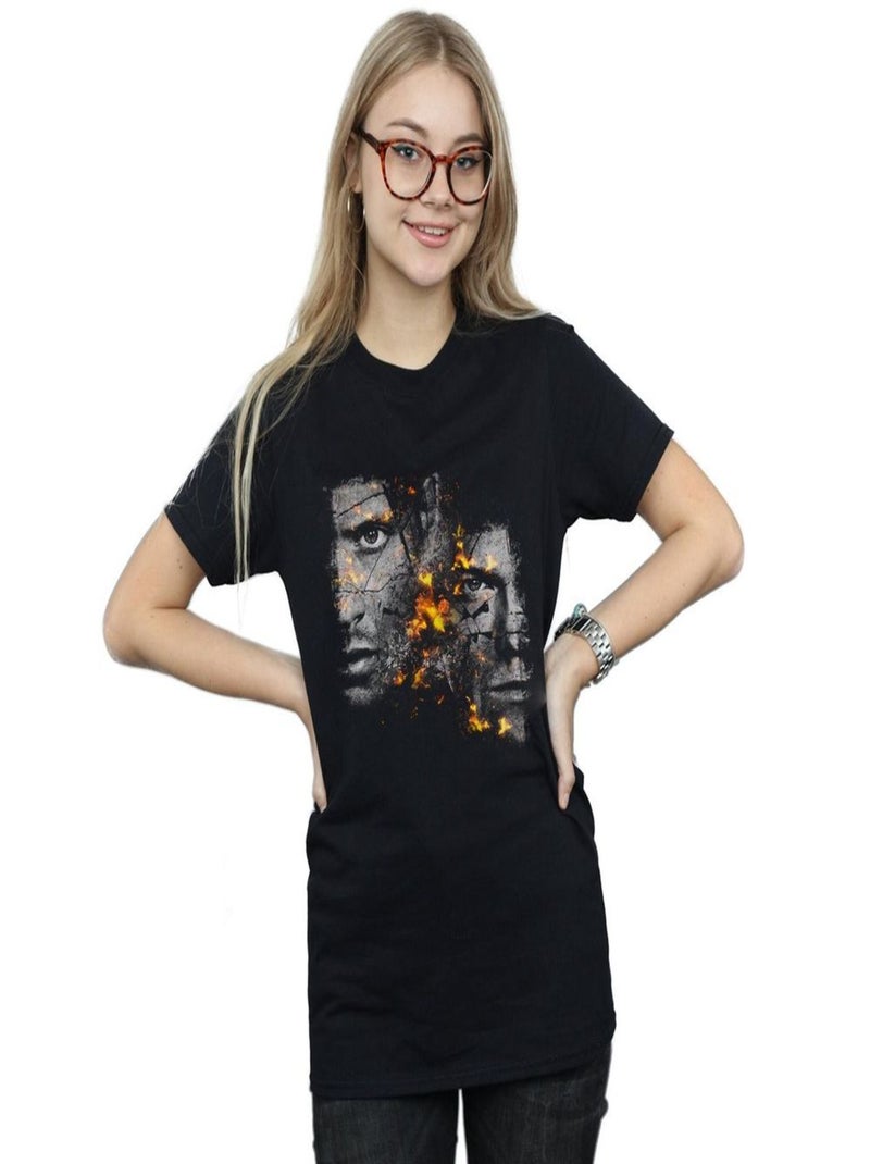 Supernatural - T-shirt Noir - Kiabi