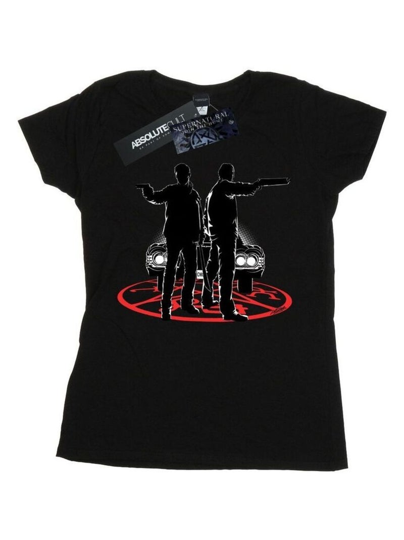 Supernatural - T-shirt Noir - Kiabi