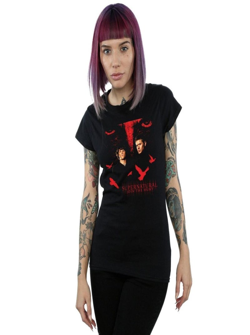 Supernatural - T-shirt Noir - Kiabi