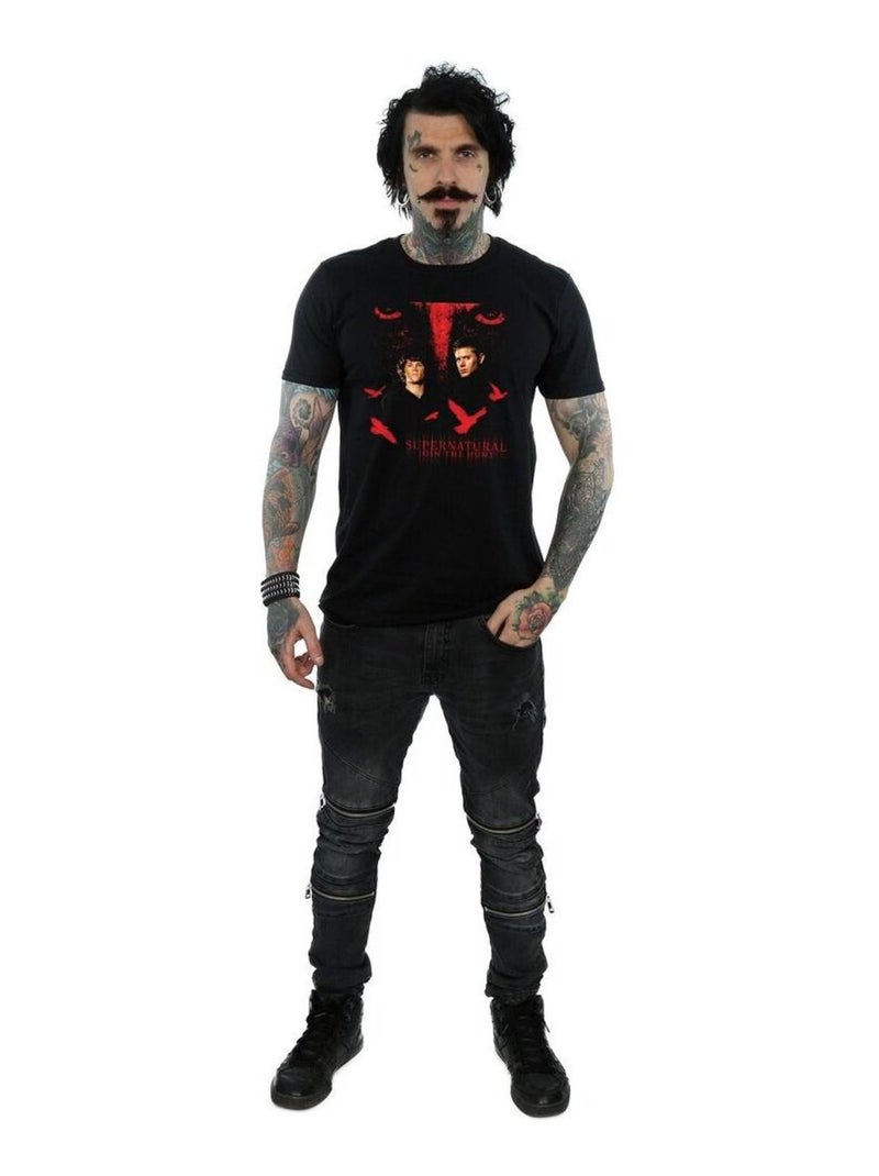 Supernatural - T-shirt Noir - Kiabi