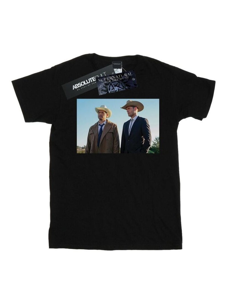 Supernatural - T-shirt STETSON BOYS Noir - Kiabi