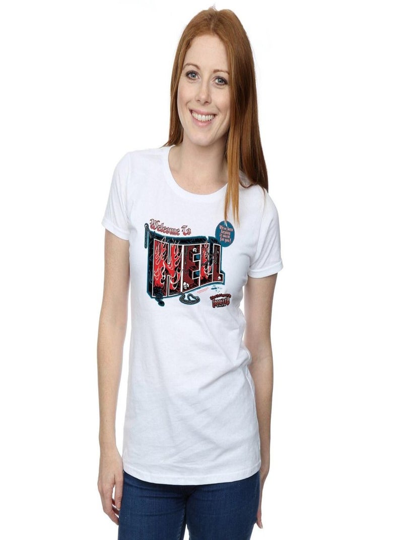 Supernatural - T-shirt WELCOME TO HELL Blanc - Kiabi