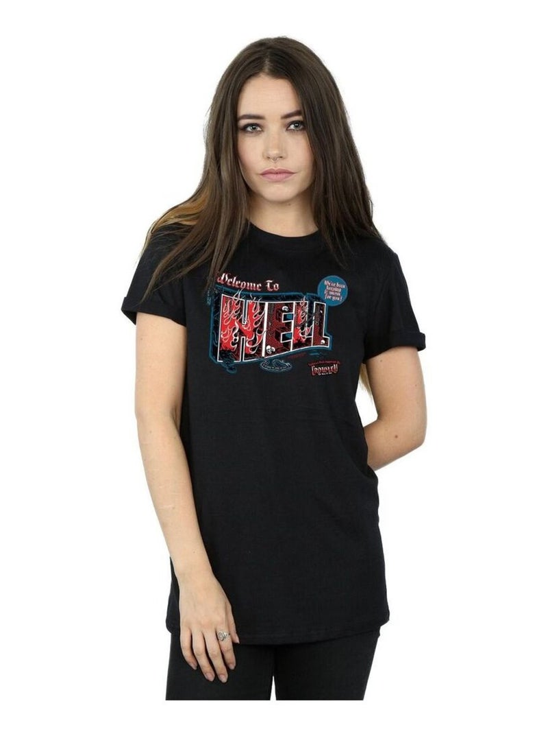 Supernatural - T-shirt WELCOME TO HELL Noir - Kiabi