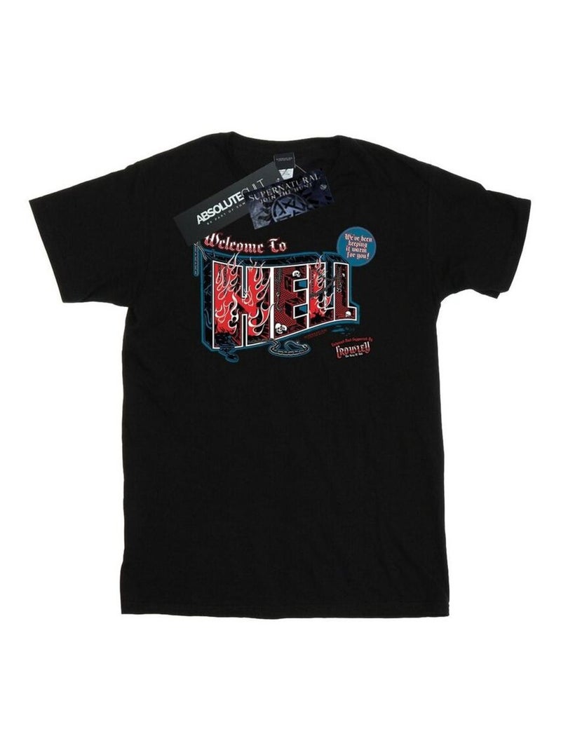 Supernatural - T-shirt WELCOME TO HELL Noir - Kiabi
