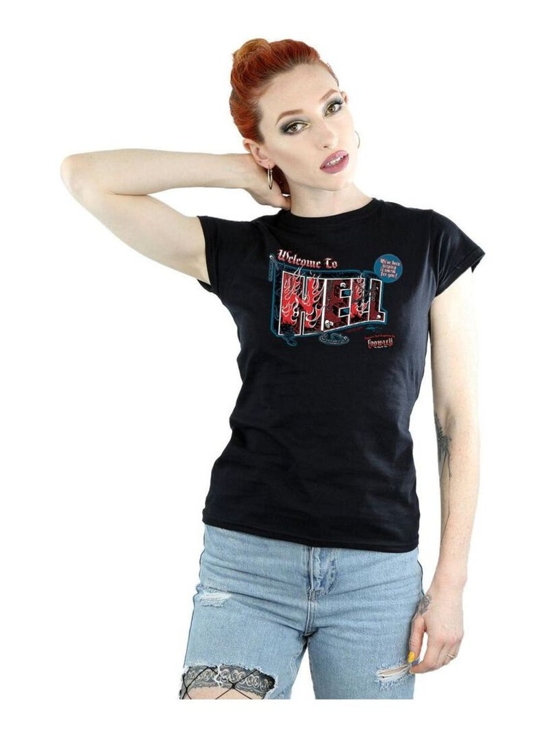 Supernatural - T-shirt WELCOME TO HELL Noir - Kiabi
