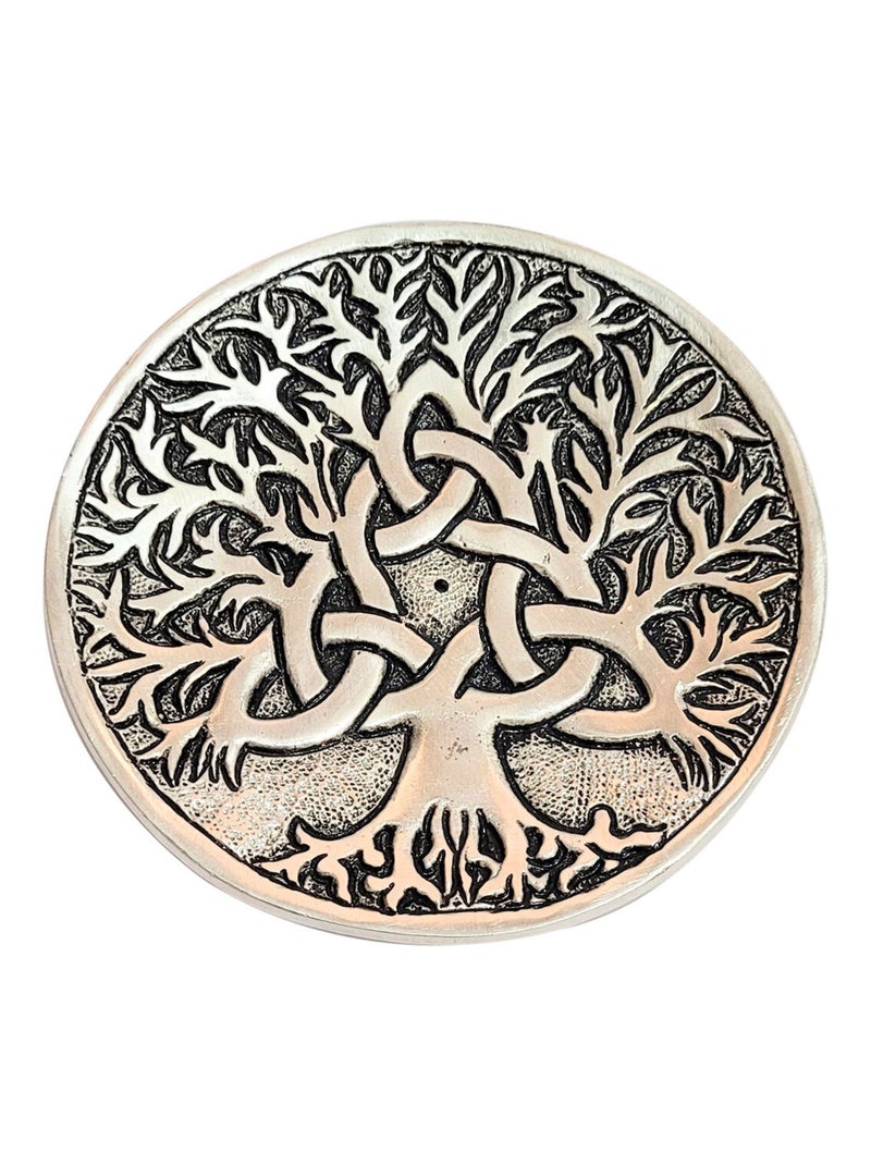 Support à bâtons d'encens arbre de vie Gris Argenté Noir - Kiabi