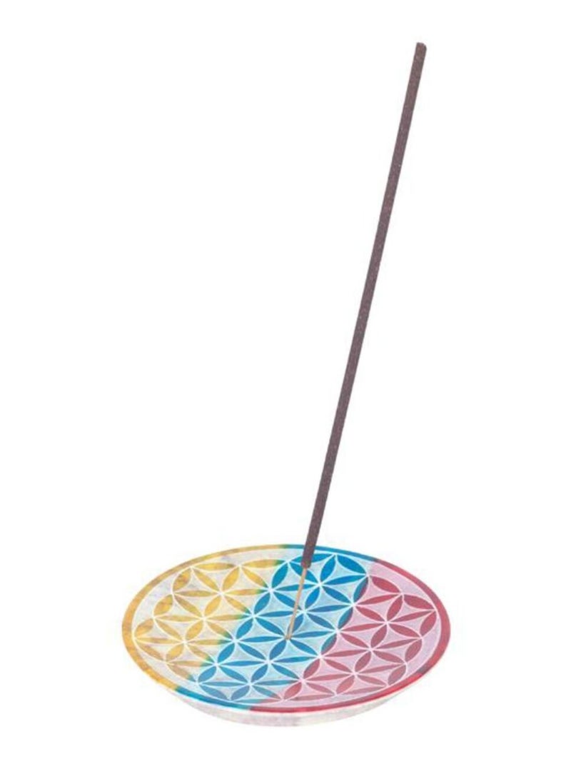 Support à bâtons d'encens Fleur de Vie Multicolore - Kiabi