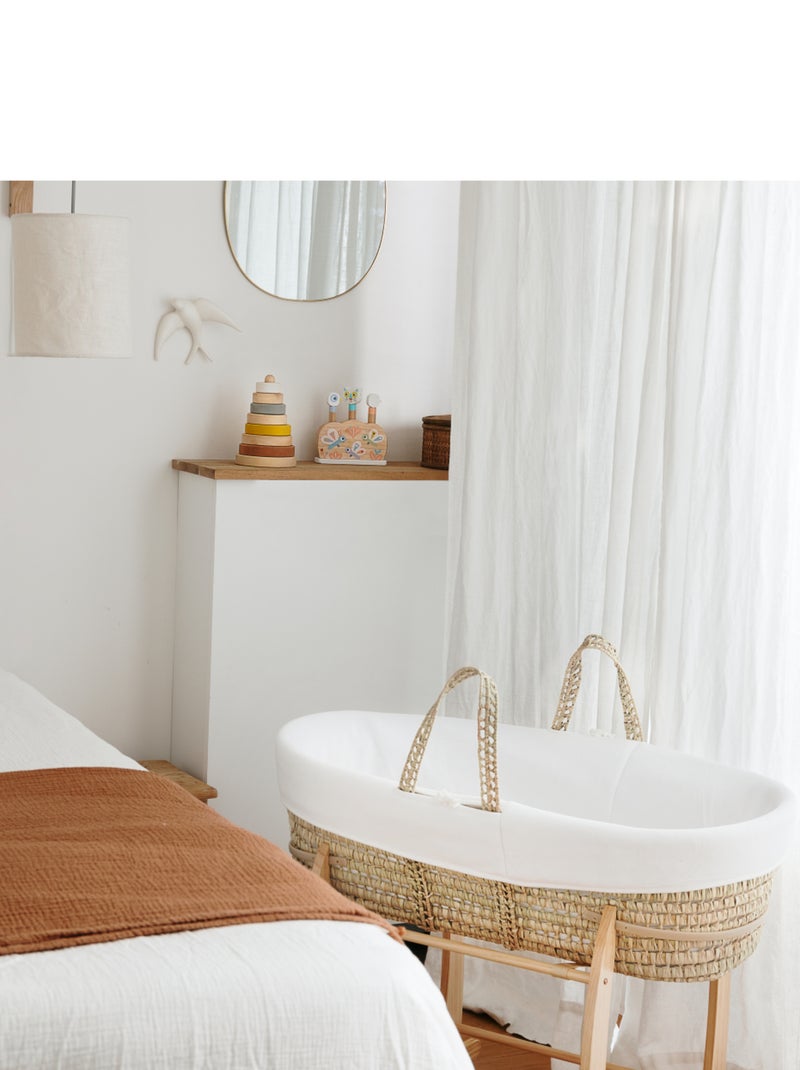 Support Couffin à bascule - Bois Beige - Kiabi