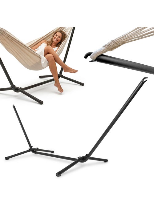 Support de hamac arqué en acier hypermotion 295 x 100 x 96 - charge 110 kg - Kiabi