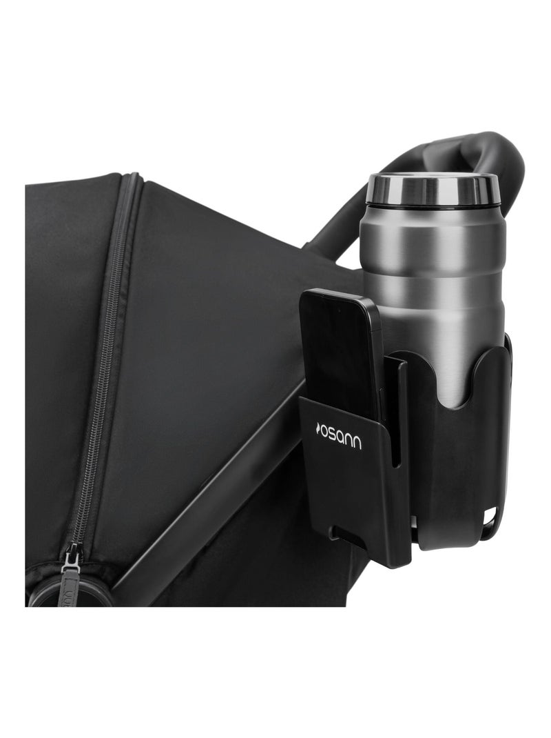 Support gobelet/téléphone pour poussette Noir Noir - Kiabi