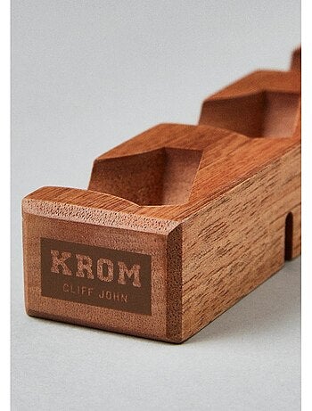 Support kendama john cliff en acajou