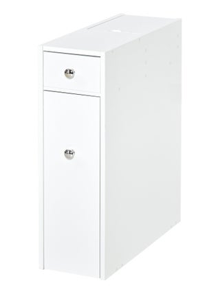 Support papier toilette - porte-papier toilette MDF blanc