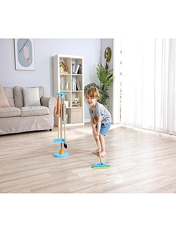 Support pour balais et set de nettoyage